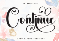 Continue Font - Featured Image