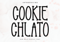 Cookie Chlato Font - Featured Image