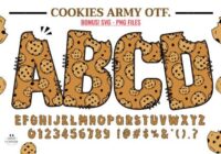 Cookies Army Font - Featured Image