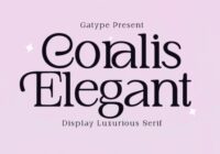 Coralis Elegant Font - Featured Image