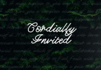 Cordially Invited Font - Featured Image
