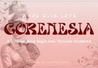 Corenesia Font - Featured Image