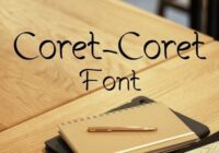 Coret Coret Font - Featured Image