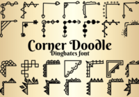Corner Doodle Font - Featured Image