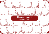 Corner Heart Font - Featured Image
