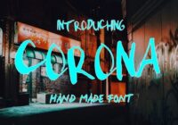 Corona Font - Featured Image