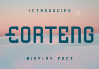 Corteng Font - Featured Image