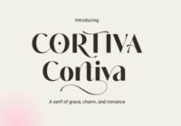 Cortiva Font - Featured Image