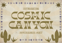 Cosmic Canyon Font - Featured Image