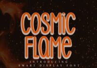 Cosmic Flame Font - Featured Image