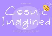 Cosmicimagined Regular Font - Featured Image
