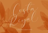 Costa Riyal Font - Featured Image