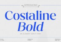 Costaline Bold Font - Featured Image
