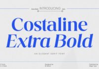 Costaline Extra Bold Font - Featured Image