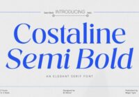 Costaline Semi Bold Font - Featured Image