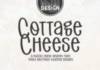 Cottage Cheese Font - Featured Image
