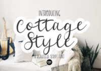 Cottage Style Font - Featured Image