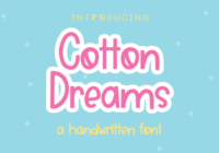 Cotton Dreams Font - Featured Image