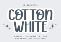 Cotton White Font - Featured Image
