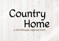 Country Home Font - Featured Image