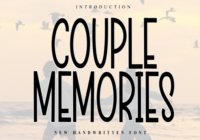 Couple Memories Font - Featured Image