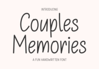 Couples Memories Font - Featured Image