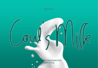 Cow's Milk Font - Featured Image