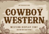 Cowboy Western Font - Featured Image