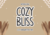 Cozy Bliss Font - Featured Image