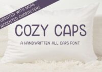 Cozy Caps Font - Featured Image