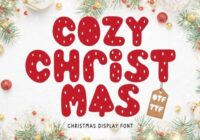 Cozy Christmas Font - Featured Image