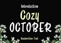 Cozy October Font - Featured Image