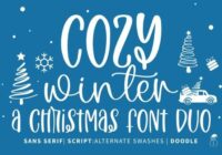 Cozy Winter Duo Font - Featured Image