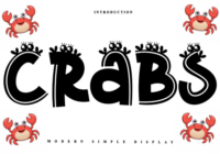Crabs Font - Featured Image