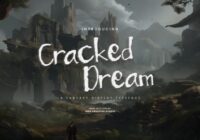 Cracked Dream Font - Featured Image