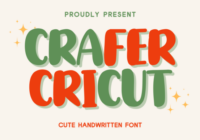 Crafer Cricut Font - Featured Image