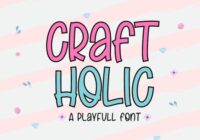 Craft Holic Font - Featured Image