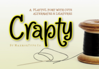 Crapty Font - Featured Image