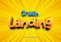 Crash Landing Font - Featured Image