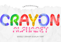 Crayon Alphabet Font - Featured Image