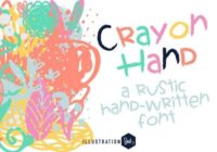 Crayon Hand Font - Featured Image