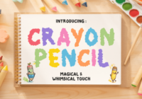 Crayon Pencil Font - Featured Image