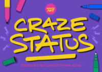 Craze Status Font - Featured Image