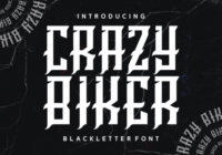 Crazy Biker Font - Featured Image