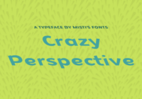 Crazy Perspective Font - Featured Image