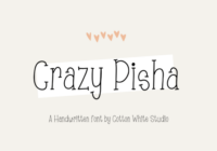 Crazy Pisha Font - Featured Image