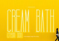 Cream Bath Font - Featured Image