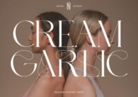 Cream Garlic Font - Featured Image