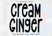 Cream Ginger Font - Featured Image