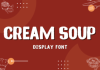 Cream Soup Font - Featured Image